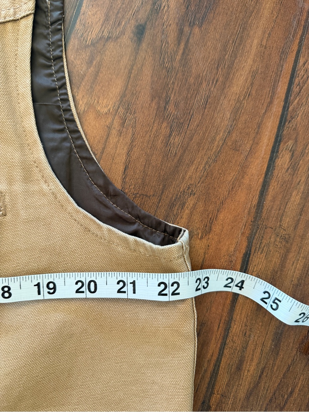 Khaki Men's Work Vest - Picture 4 of 5